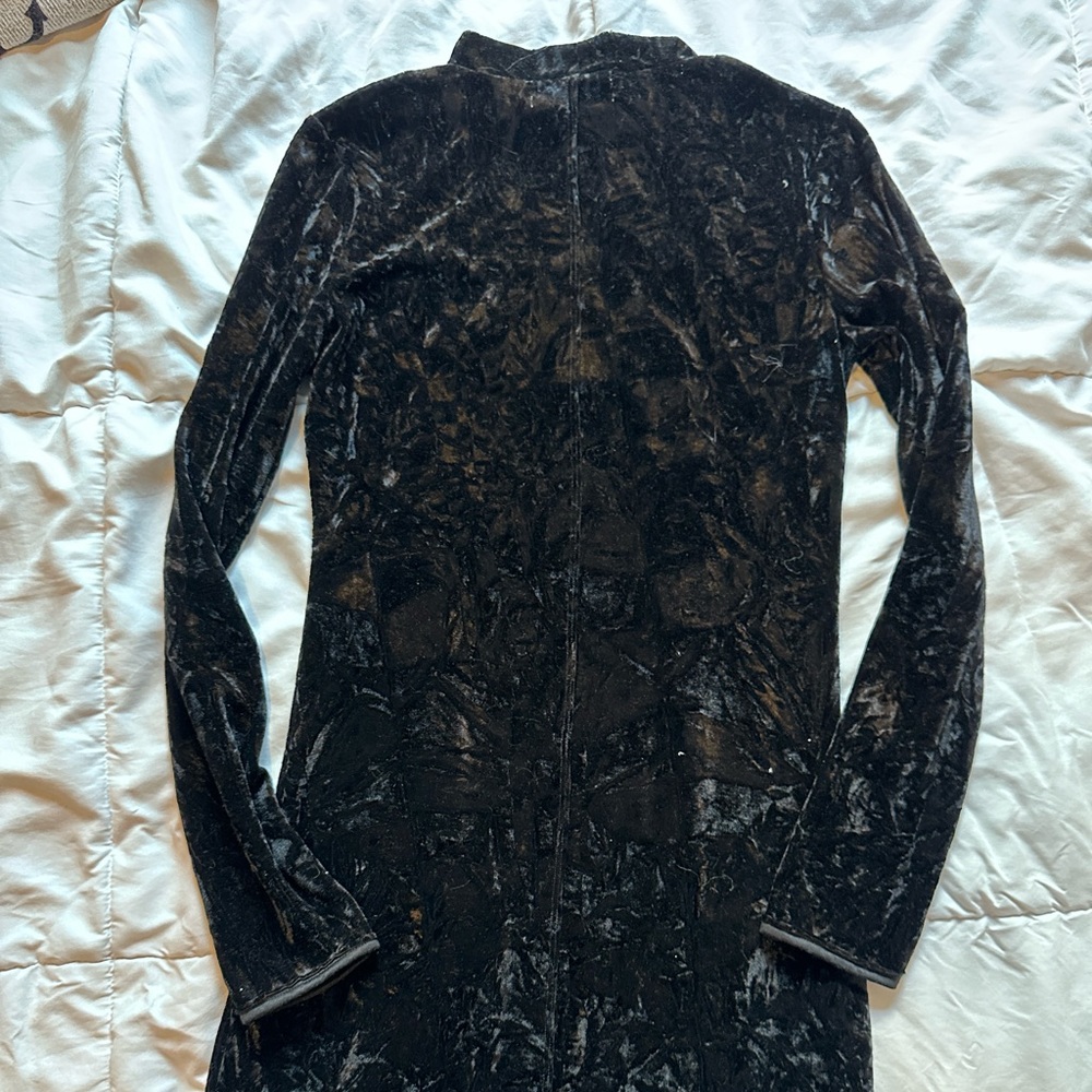 Urban Outfitters Black Velvet Dress